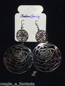 Orecchini Traforati ROSA Argento Argentat LEGGERISSIMI no nichel Monachelle Amo - Bild 1 von 1