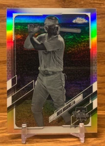 RHYS HOSKINS Negative Refractor | 2021 Topps Chrome Phillies BREWERS #182 - Picture 1 of 2