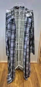 Chaqueta larga grande abierta para mujer Qed London - Imagen 1 de 18