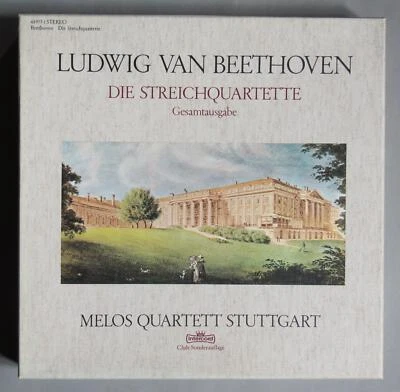 G491 Beethoven Complete String Quartets Melos Quartet 12LP Intercord 65977 1 St - Image 1 of 4