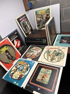 RCA Selectavision VideoDisc Player SFT 100 W CED System *Turns On* W 16 Movies - Picture 1 of 16