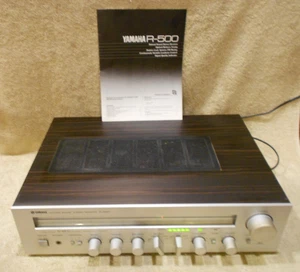 Vintage Yamaha R-500 Natural Sound Stereo Receiver w/ Manual -Tested & Working - Picture 1 of 9