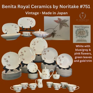 Benita Royal Ceramics by Noritake #751 - "pick your piece", Made in Japan - Picture 1 of 43