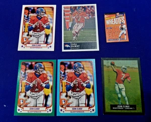 JOHN ELWAY 5 DIF TOPPS MAGIC MINI 2009 BLACK 247/2011 BLUE GREEN +WHEATIES MINI - Picture 1 of 4