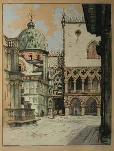 Walter Prinzl (Wien 1891-1937 ebd.) - Venedig. - Picture 1 of 16