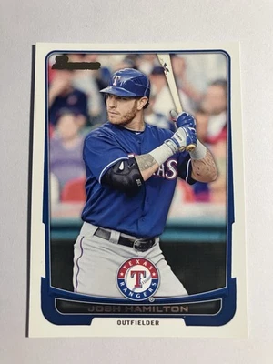 Бейсбольная карточка Джош Хэмилтон 2012 Bowman Baseball No135 Texas Rangers - Изображение 1 из 2