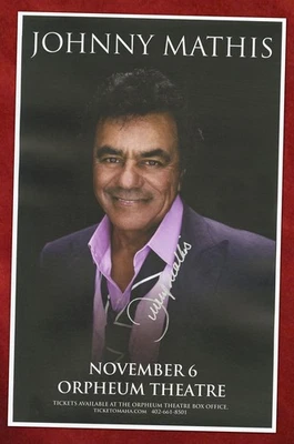 Johnny Mathis亲笔签名海报2011 — 第 1/2 张图片