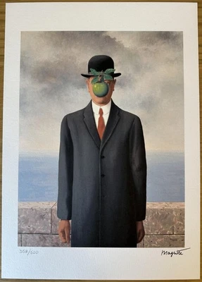 René Magritte | The Son of Man Lithograph Print | Limited Edition Signed &Numb. - Bild 1 von 4