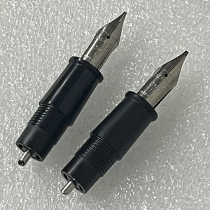 Lot Of 2 Sheaffer No Nonsense Pen Nibs Italic F Made in USA New - Picture 1 of 5
