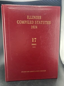 Illinois compiled statutes 2024 17 Index A To L Star Bar Association - Foto 1 di 4