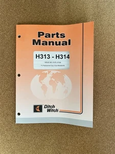 Ditch Witch Models H313 & H314 Trencher Parts Manual Book 01/pl-07/99 3700 Attac - Picture 1 of 6