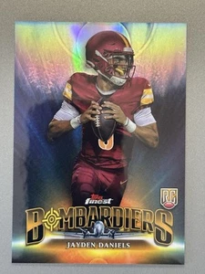 2024 Topps Finest Jayden Daniels #BB-5 Bombardiers Rookie Case Hit SSP - Picture 1 of 2