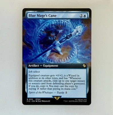 MTG: Blue Mage's Cane (Extended Art) Commander: Final Fantasy Reg NM - Image 1 of 3