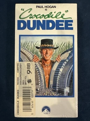 Crocodile Dundee VHS Video Movie Paul Hogan SEALED - Image 1 of 4