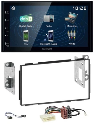 Kenwood 2DIN Bluetooth MP3 USB DAB Autoradio für Nissan Qashqai 2007-2013 - Bild 1 von 4