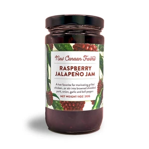 Neu Kanaan Rote Himbeere Jalapeño Marmelade - Bild 1 von 1