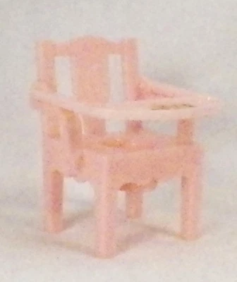 Silla para orinal miniatura Renwal casa de muñecas 36 rosa plástico duro cordero vintage #3 Foto 1 de 4