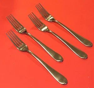 Villeroy & Boch Oscar Glossy 18/10 Indonesia 4 Salad Forks 7 1/4" - Picture 1 of 6