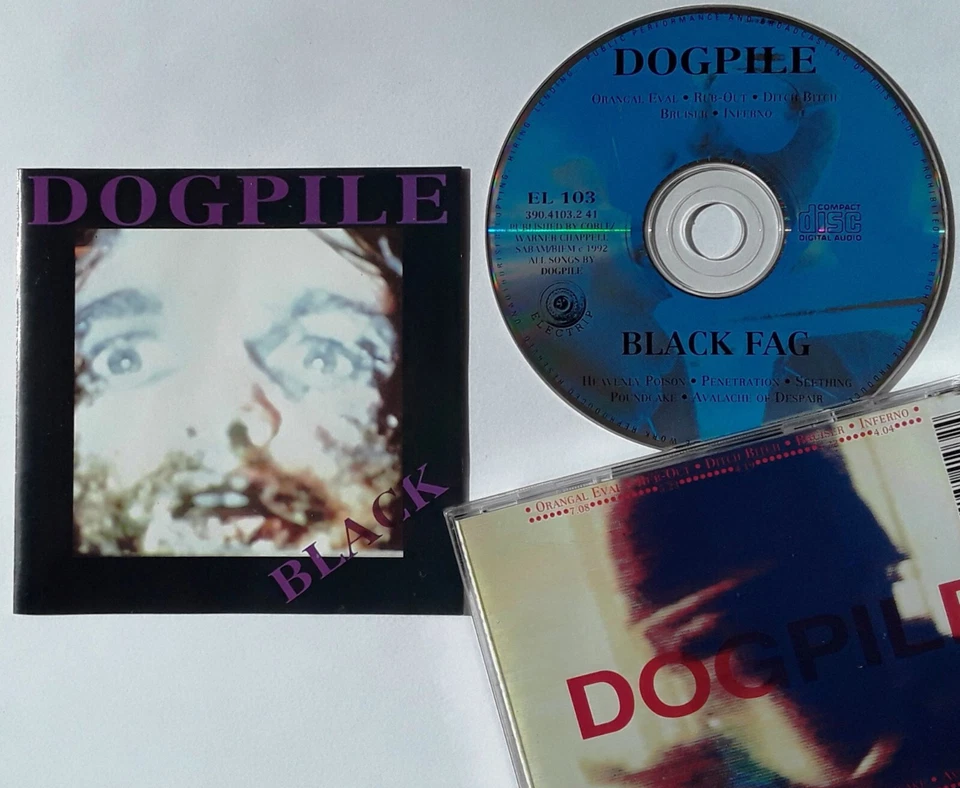 Dogpile Black Fag NEW CD 1992 Elektrip Made In Belgium godflesh ministry EBM - Image 1 of 1