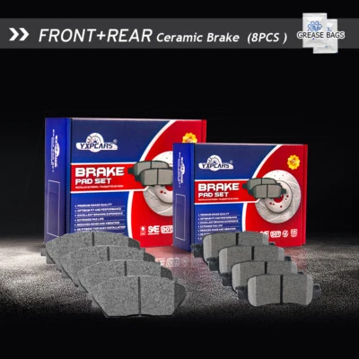 Front Rear Ceramic Disc Brake Pads Kit For 2016 2017 2018 Mazda CX-3 - Image 1 of 4