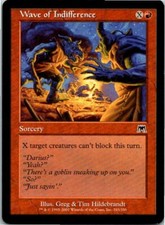Wave Of Indifference Magic The Gathering Onslaught Card Light Play X1
