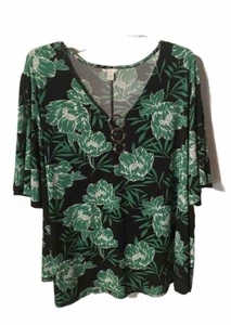 Est 1946 Blouse Short Sleeve V-Neck Top Blouse Sz. 26/28W. WB12 - Picture 1 of 4