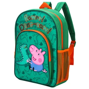 Zaino premium Peppa Pig bambini bambini scuola zaino borsa da viaggio ragazzi ragazze - Foto 1 di 7
