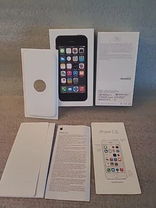 Original iPhone 5 S Space Grau 16GB Karton nur Papiere OHNE Handy - Bild 1 von 10