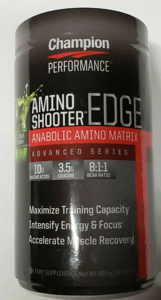 Champion Performance — AMINO Shooter EDGE — CITRUS CRUSH — 30 порций — срок годности 1/2026 - Изображение 1 из 4