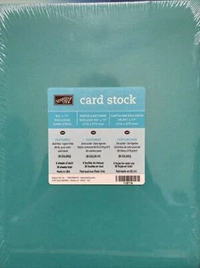 Stampin' Up! CARDSTOCK TEXTURED IN COLOR - 6 of each color #115719 8.5"X11" - Picture 1 of 3