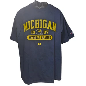 Maglia Campione Vintage 1997 Campioni Nazionali Michigan College Football XL - Foto 1 di 10