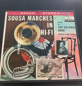 Sousa Marches in Hi Fi Decca ST7-8807 Goldman Band Reel To Reel 7.5 IPS EX - Picture 1 of 3