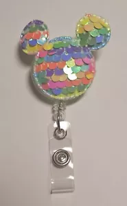 Mickey Mouse Disney Retractable Badge Reel ID Holder Medical Gift - Picture 1 of 2