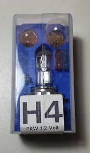 H4 Glühlampe Satz Halogen Scheinwerferlampe Glühbirne 12V 60 / 55W - Bild 1 von 2