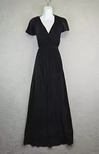 Baltic Born Maxi Dress Womens S Sulzen Velvet Flutter Sleeve Whimsigoth Witchy - Picture 1 of 18