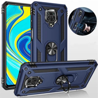 For Xiaomi Redmi Note 9 8 Pro 9S 13C Case,Shockproof Magnetic Ring Holder Cover
