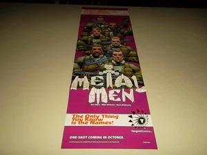 Póster promocional de Metal Men Tangent DC Comics 1997 34x11 minorista - Imagen 1 de 6