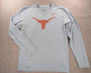 NIKE Dri-FIT Men's Legend LS Gray Poly Athletic Training Top - Med - Picture 1 of 10