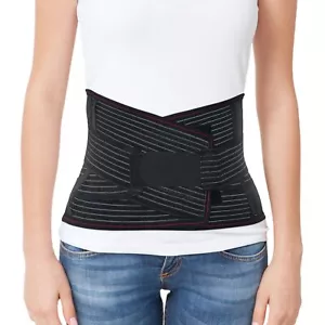 ORTONYX Lumbar Support Belt Lumbosacral Back Brace / ACKB724-BK - Picture 1 of 36