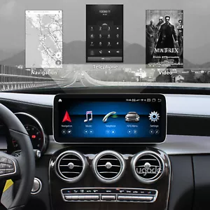 "Android Display GPS für Mercedes Benz C GLC V 2014-2018 W205 NTG5 10,25" - Bild 1 von 8