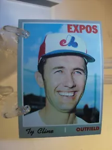 1970 Topps Baseball #164 - Ty Cline - Montreal Expos  70-302 - Picture 1 of 2