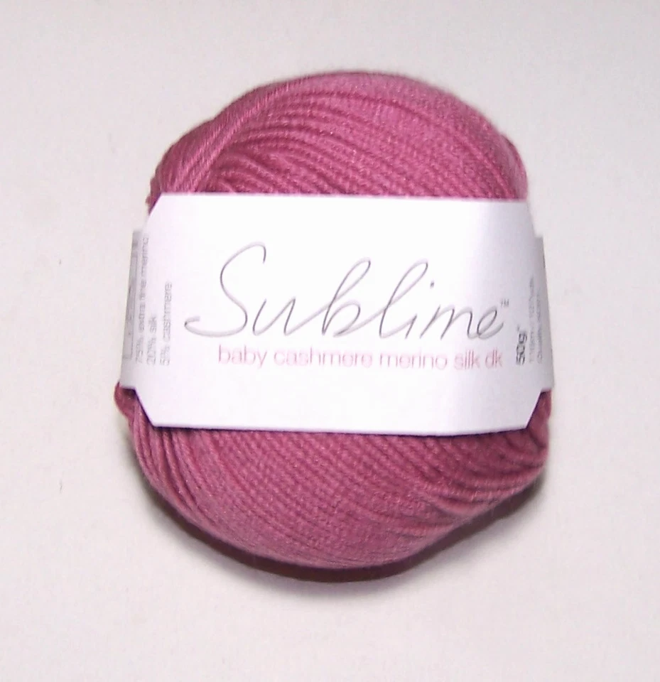 LOT of 10 Sublime BABY CASHMERE MERINO SILK DK Yarn #0126 ROSY PINK - Image 1 of 1