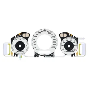Medidor facial con panel de luz fría EL para Mercedes W211 W209 C219 320 km amg blanco - Imagen 1 de 10