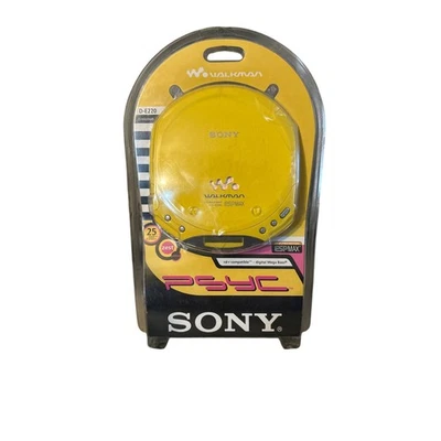Sony Walkman Psyc CD Player D-E220 Gelb • Neu Versiegelt NOS • Y2K Retro - Bild 1 von 4