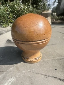 Perilla de puerta de terracota grande vintage - tire - Imagen 1 de 7