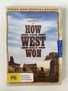 How the West Was Won (Special Edition,DVD, 1962) 3 Disc - Brand New Sealed Reg 4 - Picture 1 of 4