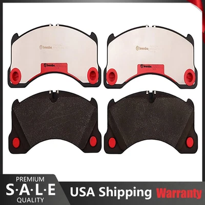 Juego de pastillas de freno delanteras premium de cerámica para Porsche Cayenne Macan Panamera Brembo Foto 1 de 2