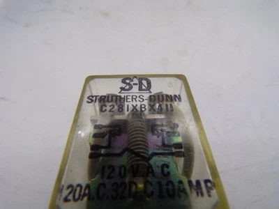 STRUTHERS DUNN RELAYS C281XBX411-120A RELAY - Image 1 of 2