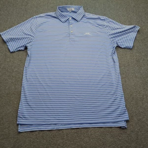 Camisa Peter Millar Para Hombre Grande Azul Rayas Elastizada Wade Hampton Verano Comodidad - Imagen 1 de 14
