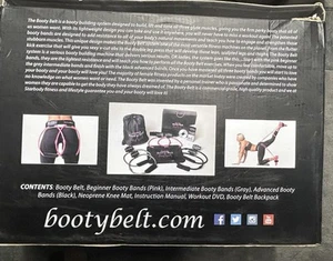 Booty Belt System Build Lift Tone Firm Glute Muscles Curvy Pants Sz 7-12 - Picture 1 of 4